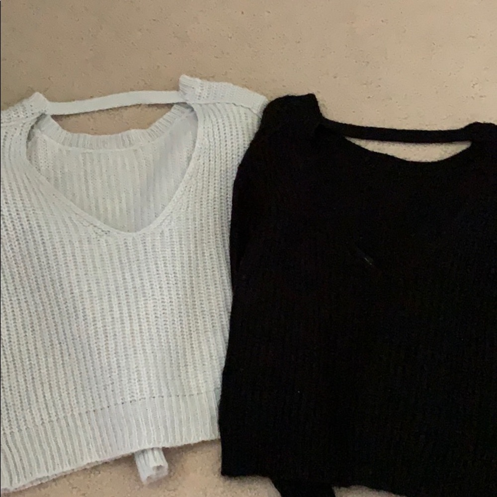 Express Open Back Knit Sweaters - Picture 3 of 3